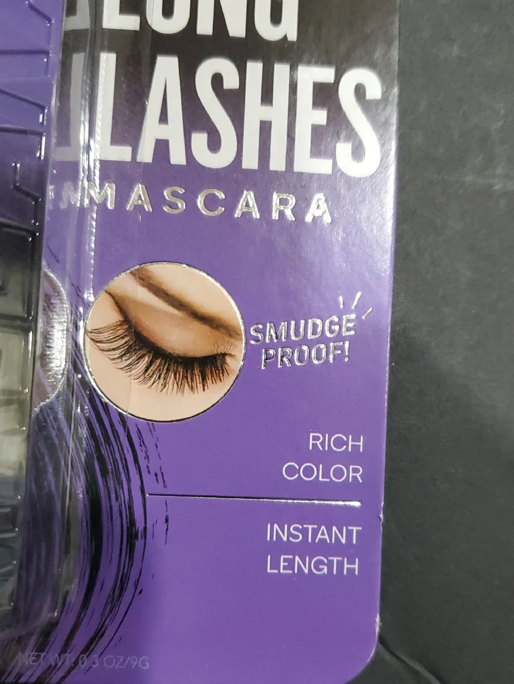 2 pack big long lashes instsnt length black smudge proof mascara‎ brand new